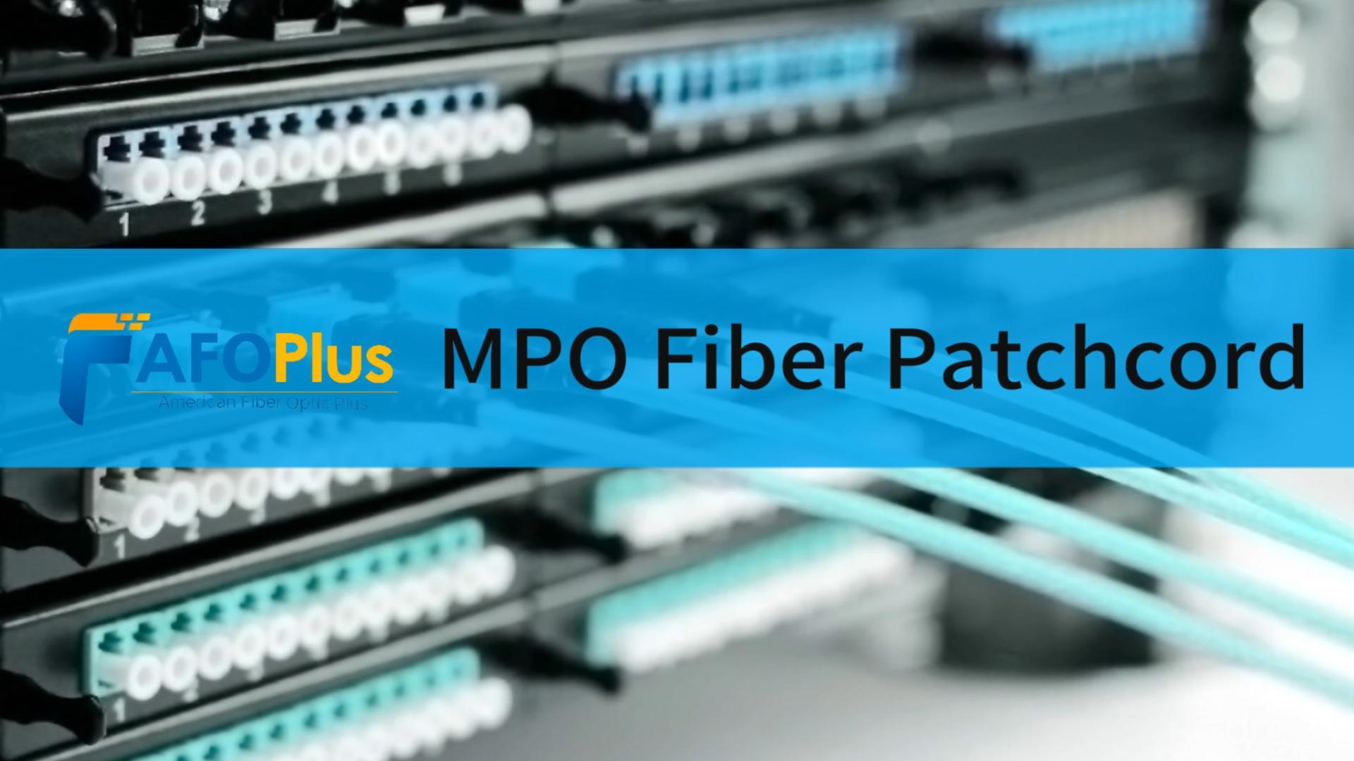 OM3 MPO MTP Fiber Patchcord