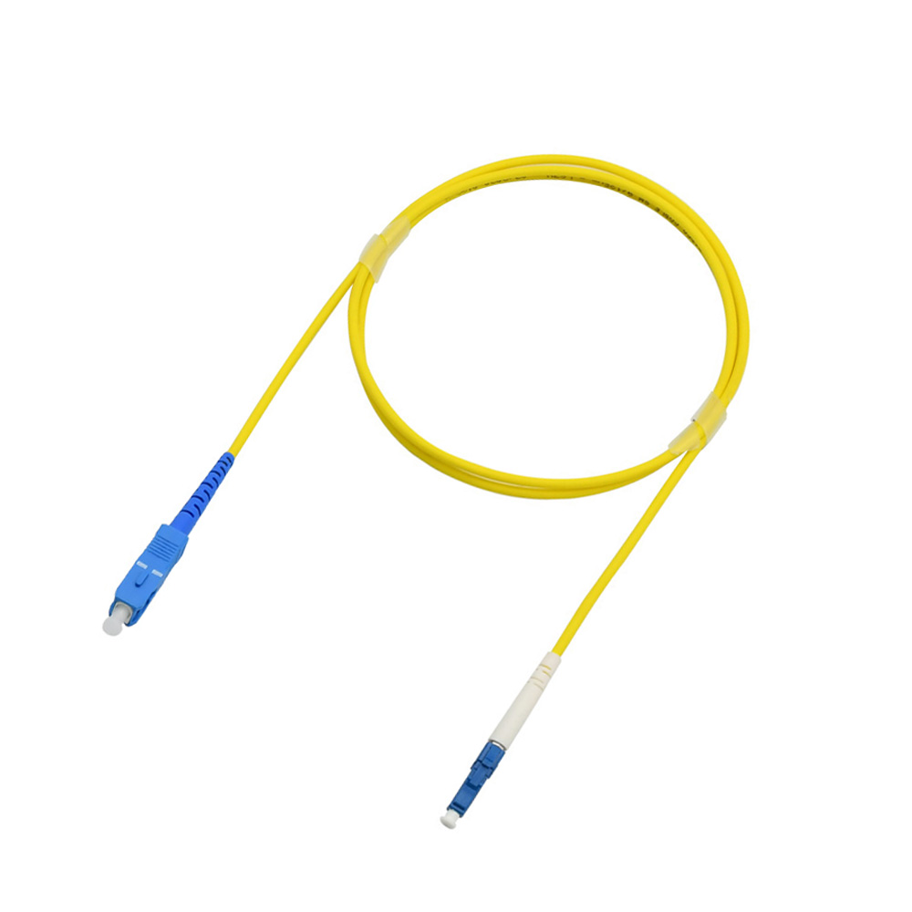 Fiber Optic Patch Cable|Fiber Optic Patchcord LC/UPC-SC/UPC Single Mode OS2 Corning Ultra Simplex 2.0mm OFNR Riser 5m(16.5ft)