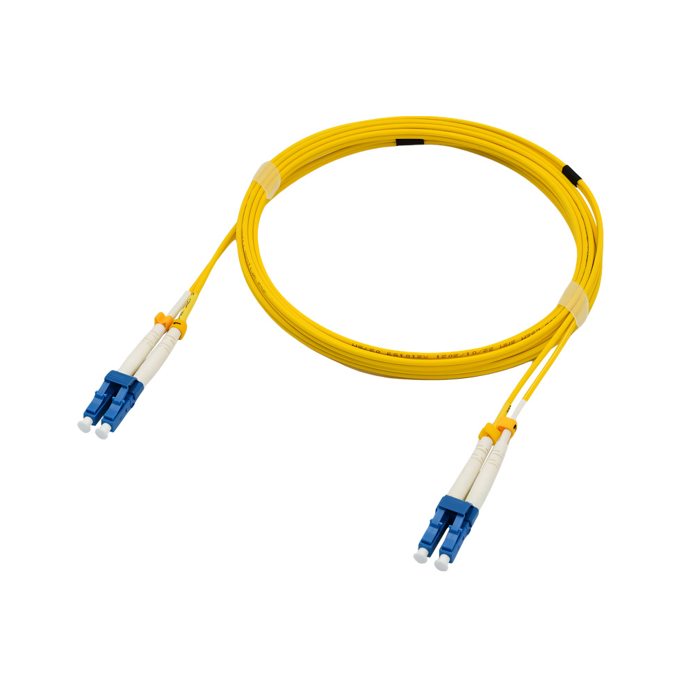 Fiber Optic Patch Cable|Fiber Optic Patchcord LC/UPC-LC/UPC Single Mode OS2 Corning Ultra Duplex 2.0mm OFNP Plenum 5m(16.5ft)