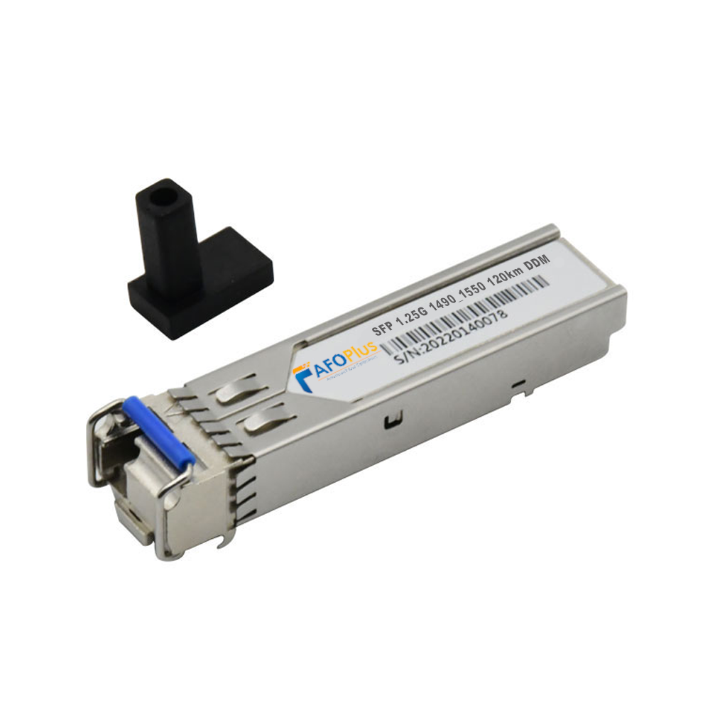 Fiber Optical Transceiver|Optical Module Cisco Compatible 1.25G SFP BiDi TX1490nm RX1550nm 120km LC/UPC Single Mode