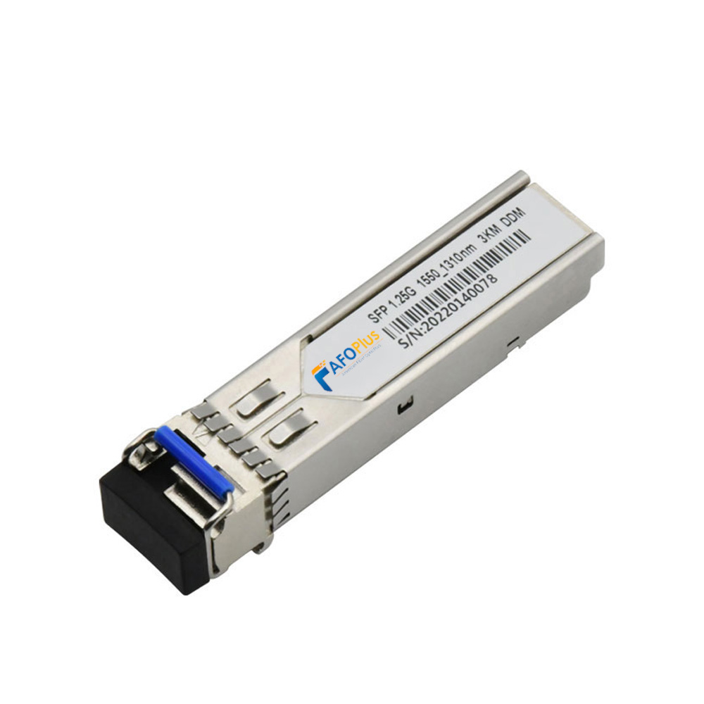 Fiber Optical Transceiver|Optical Module Cisco Compatible 1.25G SFP BiDi TX1310nm RX1550nm 3km LC/UPC Single Mode