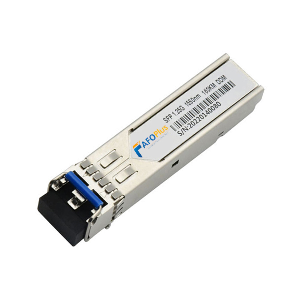 Fiber Optical Transceiver|Optical Module 1.25G SFP ZR 1550nm 160km Duplex LC/UPC Single Mode Cisco Compatible