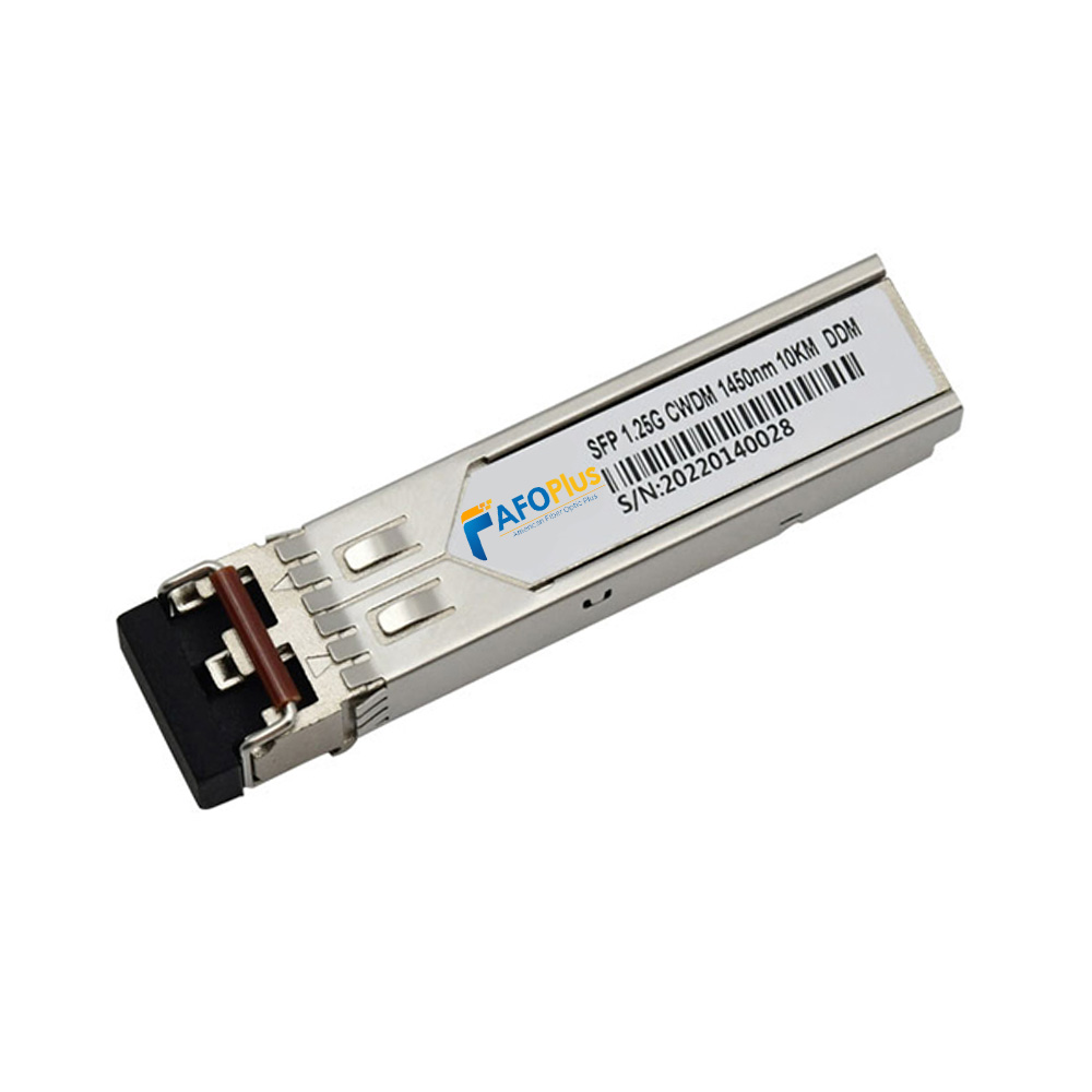 Fiber Optical Transceiver|Optical Module Cisco Compatible CWDM 1.25G SFP 1450nm 10km Duplex LC/UPC Single Mode