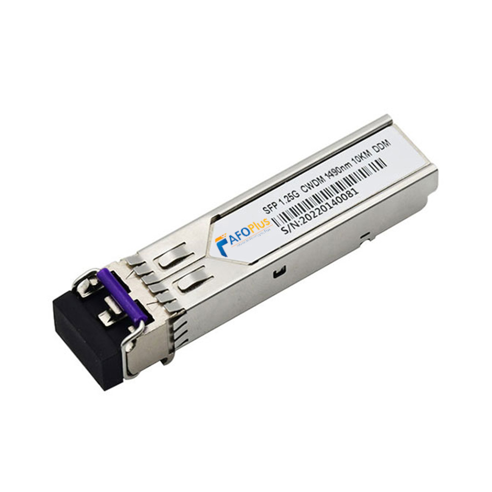 Fiber Optical Transceiver|Optical Module Cisco Compatible CWDM 1.25G SFP 1490nm 10km Duplex LC/UPC Single Mode