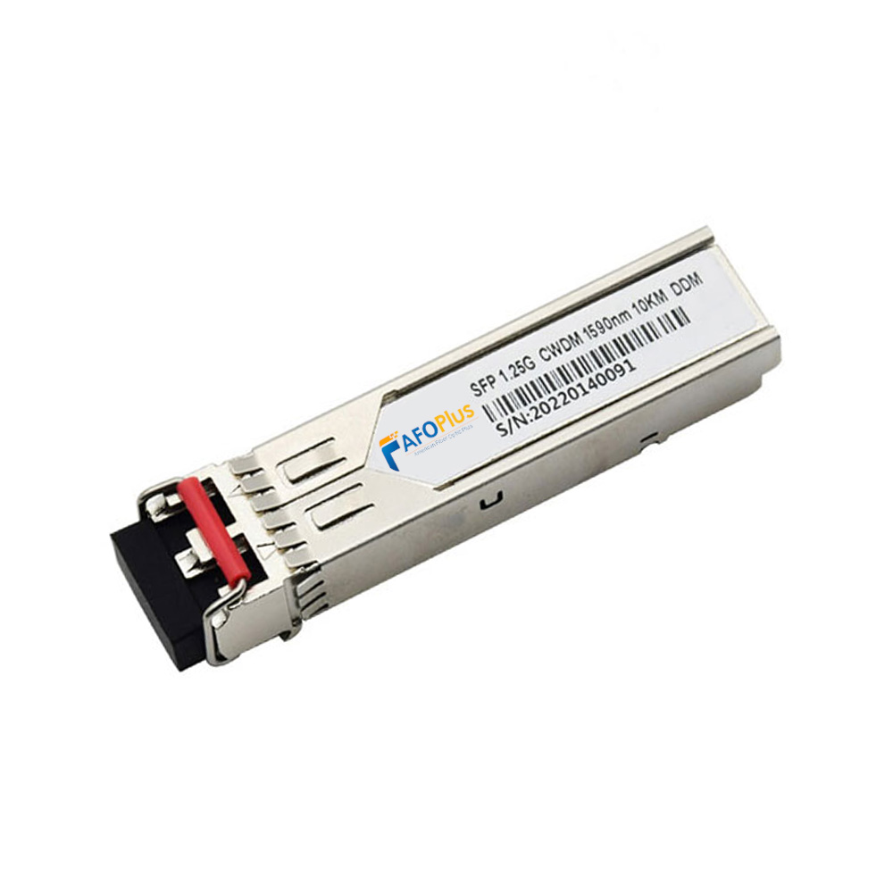 Fiber Optical Transceiver|Optical Module Cisco Compatible CWDM 1.25G SFP 1590nm 10km Duplex LC/UPC Single Mode