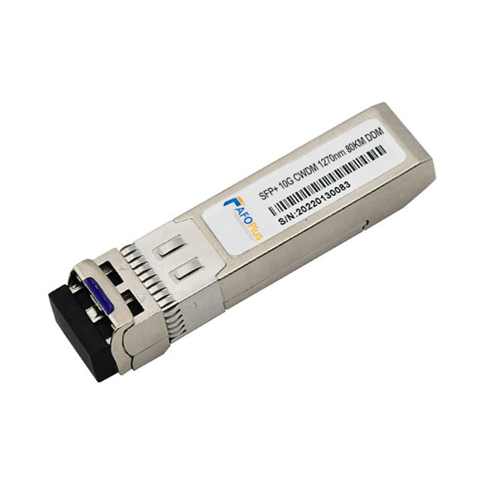 Fiber Optical Transceiver|Optical Module Cisco Compatible CWDM 10G SFP+ 1550nm 80km Duplex LC/UPC Single Mode