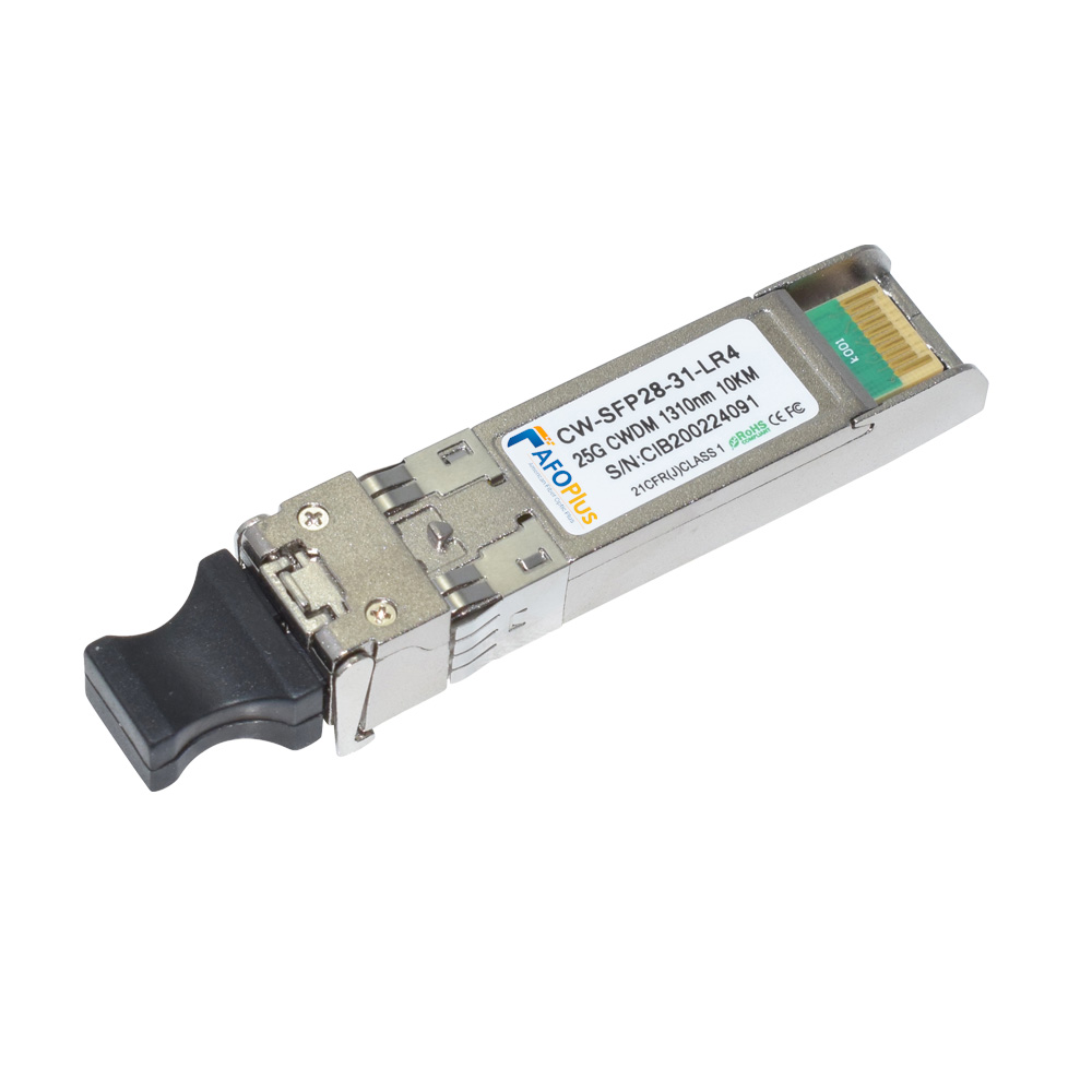 Fiber Optical Transceiver|Optical Module Cisco Compatible CWDM 25G SFP28 1310nm 10km Duplex LC/UPC Single Mode