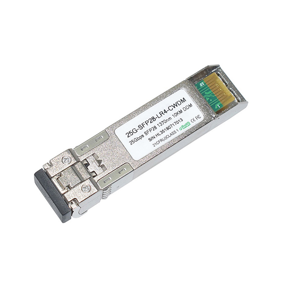 Fiber Optical Transceiver|Optical Module Cisco Compatible CWDM 25G SFP28 1370nm 10km Duplex LC/UPC Single Mode