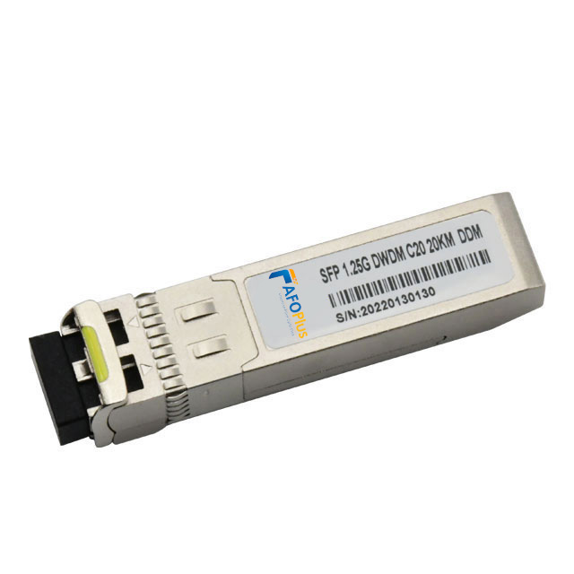 Fiber Optical Transceiver|Optical Module Cisco Compatible DWDM 1.25G SFP C61 1528.77nm 20km Duplex LC/UPC Single Mode